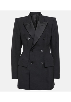 Balenciaga Hourglass double-breasted wool blazer