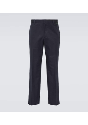 Gucci Cotton twill straight pants