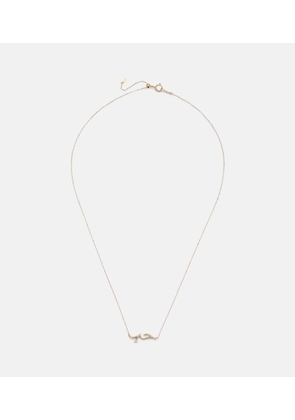 Persee Love 18kt gold necklace with diamonds