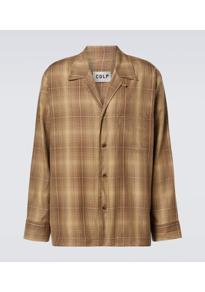CDLP Checked pajama shirt