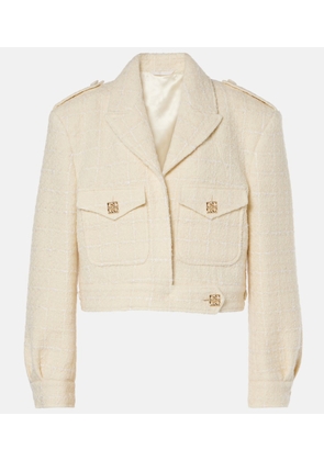 Givenchy 4G Liquid cropped tweed jacket