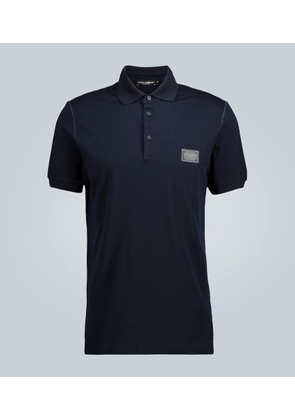 Dolce&Gabbana Plaque polo shirt