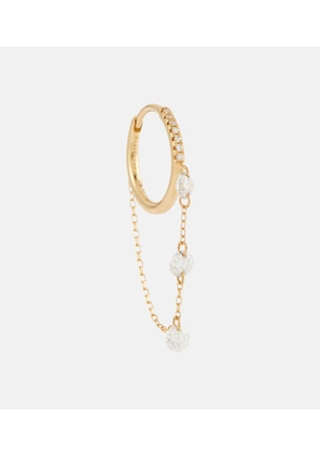 Persee Danae 18kt gold single earring with diamonds