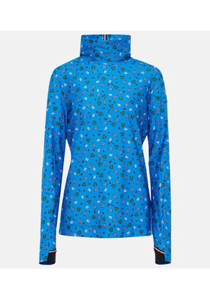 Moncler Genius x Naj-Oleari 3 Moncler Grenoble printed turtleneck ski top