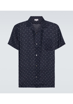 Derek Rose Milan 22 linen shirt