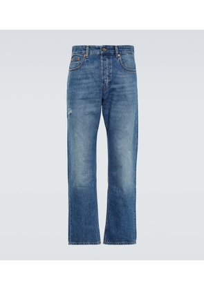 Valentino Mid-rise straight jeans