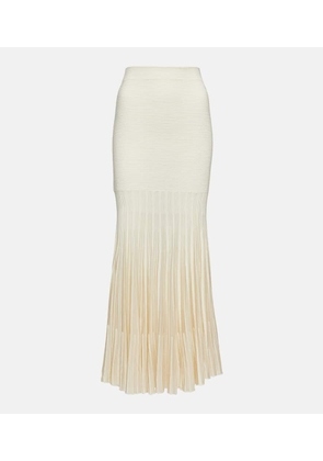 ChloÃ© Knit wool and silk maxi skirt