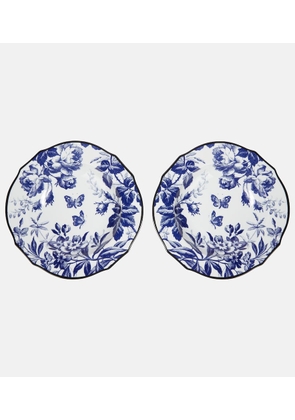 Gucci Herbarium set of 2 porcelain soup bowls