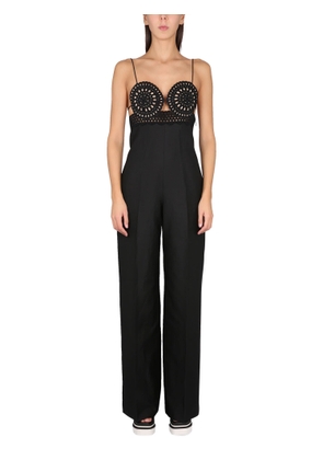 Stella McCartney Broderie Anglaise Bustier Jumpsuit