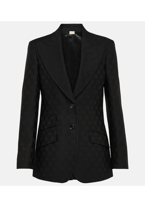 Gucci GG jacquard wool blazer