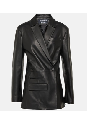 Jacquemus La Veste Tibau Cuir leather blazer