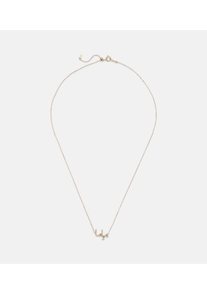 Persee Mama 18kt gold necklace with diamonds