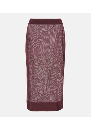 Saint Laurent Knitted pencil skirt