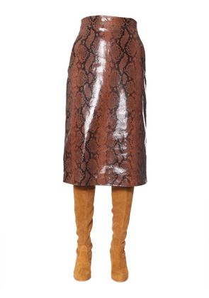 Dsquared2 Python Print Skirt
