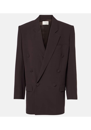 Saint Laurent Silk crepe blazer