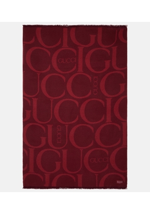 Gucci Maxi Gucci wool-blend boucle blanket