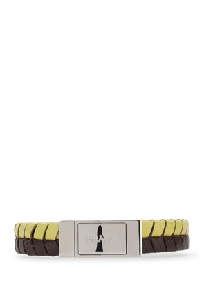 ブレスレット PRADA Two-Tone Suede And Fabric Bracelet Prada Dual-tone suede and fabric bracelet | The Fashion Square