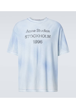 Acne Studios Logo cotton and hemp jersey T-shirt