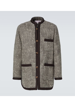 Valentino Melange wool-blend jacket