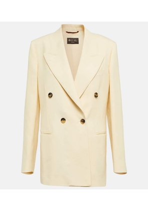 Loro Piana Aurora linen-blend blazer