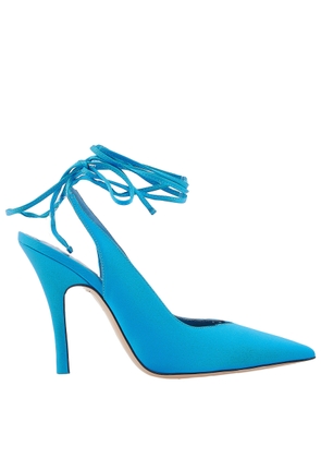 The Attico Turquoise Venus Slingback 105 Pumps