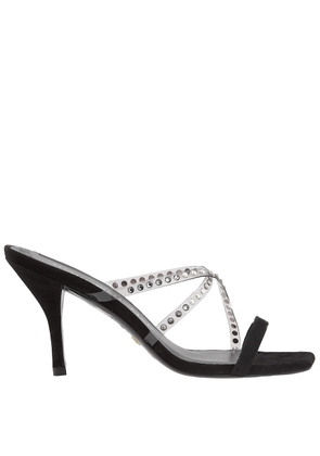 Stuart Weitzman Strapeze Crystal 85 Mules
