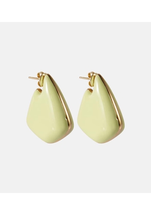Bottega Veneta Fin Small 18kt gold-plated sterling silver earrings