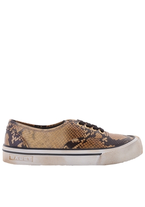 Bally Lyder Snakeskin-Effect Low-Top Sneakers