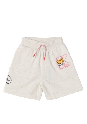 Kenzo Girls Tiger Logo Drawstring Shorts