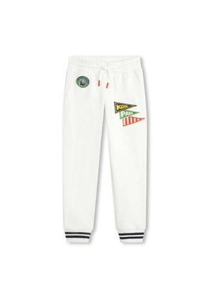 Kenzo Girls Applique Logo Cotton Track Pants