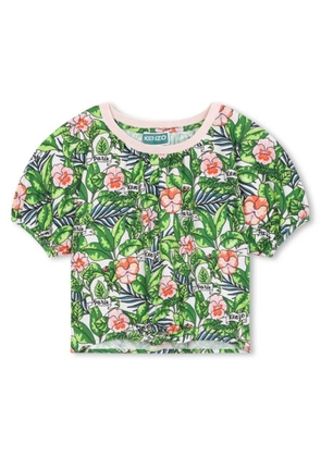 Kenzo Girls Boke Flower Tie-Front T-Shirt