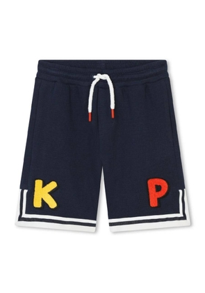 Kenzo Boys Drawstring Logo-Patch Shorts