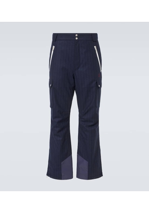 Brunello Cucinelli Chalk stripe wool ski pants