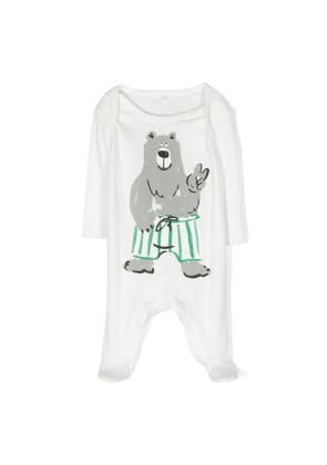 Stella Mccartney Kids Bear-Print Cotton Pyjama