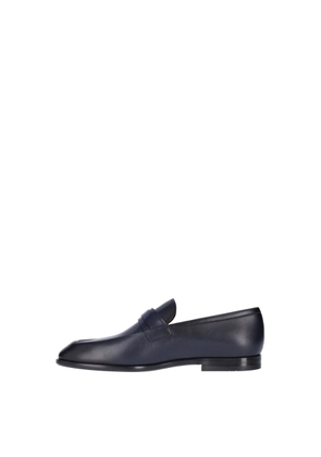 Ferragamo Gancini-Buckle Leather Loafers