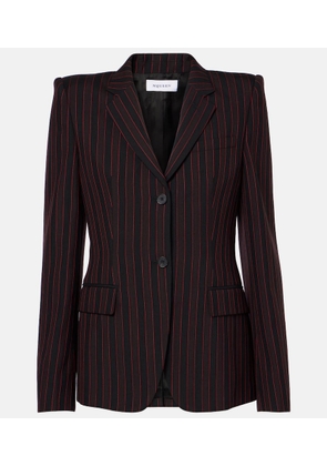McQueen Striped wool blazer