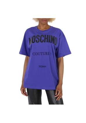Moschino Logo-Printed Crewneck T-Shirt