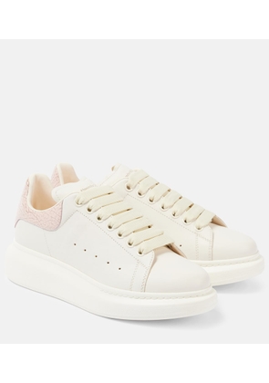 McQueen Oversized leather sneakers