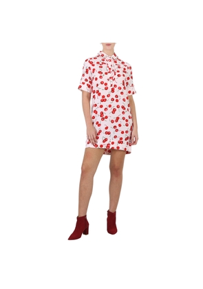 Essentiel Antwerp Cherry Print Short Sleeve Dress