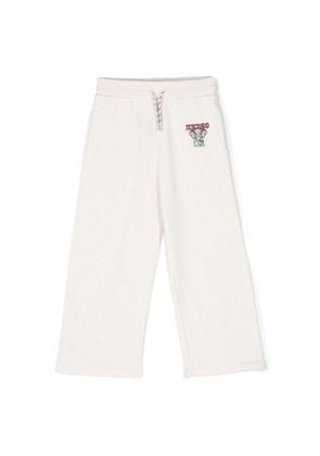 Kenzo Logo-Embroidered Cotton Track Pants