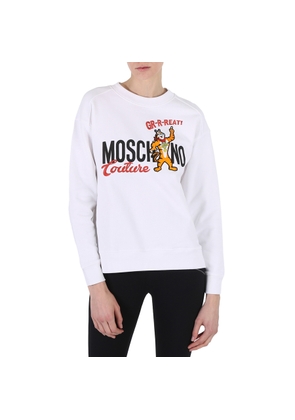 Moschino White X Kelloggs Tony The Tiger Graphic Sweatshirt