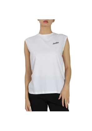 Etre Cecile Ladies White Frenchie Star Tank Top