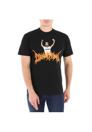 Domrebel Mens Party Box T-Shirt in Black