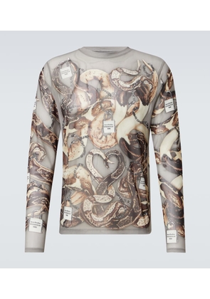 Acne Studios Printed mesh T-shirt
