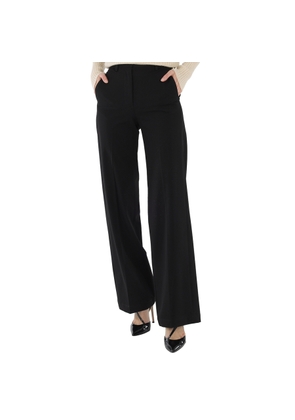 MM6 Ladies Black Wide-Leg Tailored Trousers