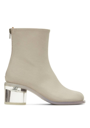 MM6 Anatomic Transparent Heel Boots