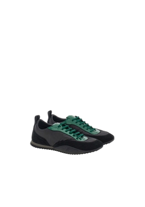 Ferragamo Patent Leather Trim Sneaker