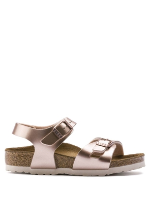 Birkenstock Girls Birko-Flor Rio Metallic Sandals