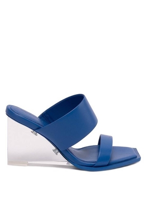 Alexander McQueen Galactic Blue Shard Sandals