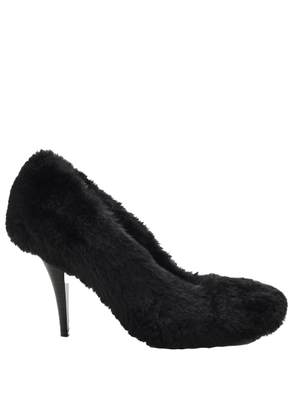 Stella Mccartney Black Ryder Shaggy Stiletto Pumps